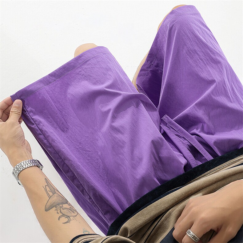 8XL-M多巴胺短裤男款夏季冰丝薄款休闲透气五分裤沙滩DK26004P25图片