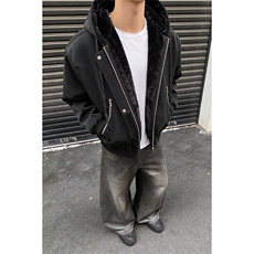 XZ514-2-25108-P110一体毛座山雕连帽棉服加厚保暖夹克冬季外套男，男装夹克，星座514-2(原B239)
