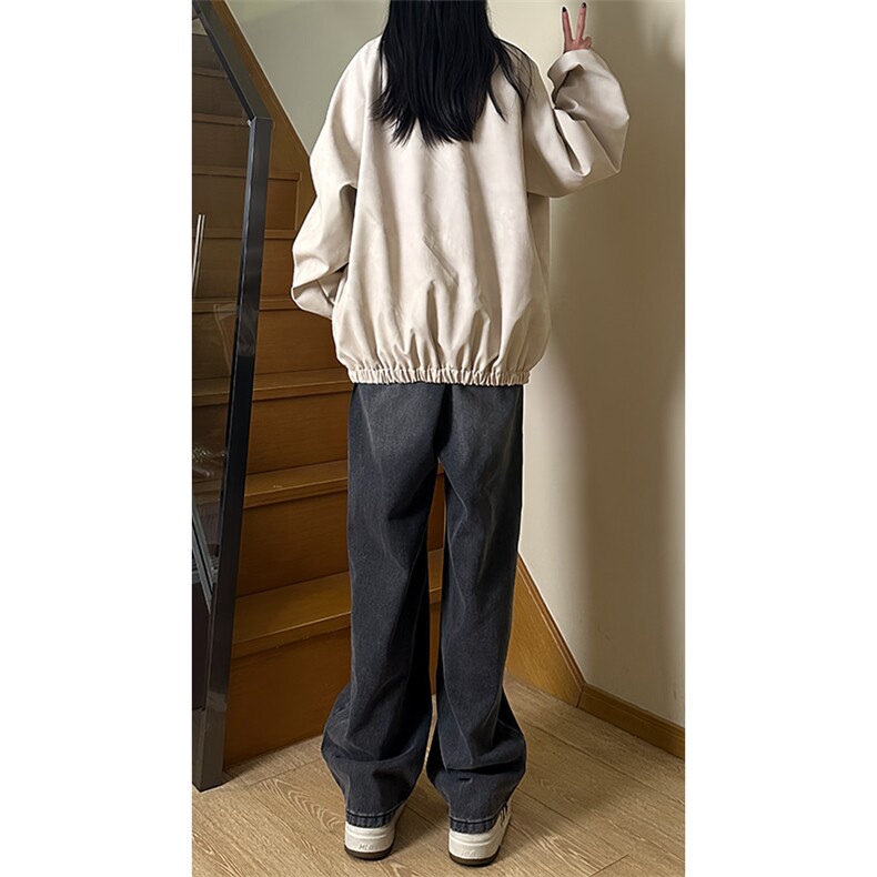 港风美式日系复古扎染宽松百搭立领夹克XZ213-JK8934-P108控138,男装夹克,星座213