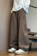 春季新款现货男女同款直筒休闲裤DSA157B-K2618-P50，男装休闲裤，电商A157B