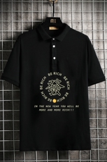 PL57163-P35翻领短袖polo衫男大码胖子半袖t恤男有领保罗衫，男装Polo衫，电商A040A