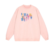 2025年秋季通勤套头星星，女装卫衣/绒衫，花可