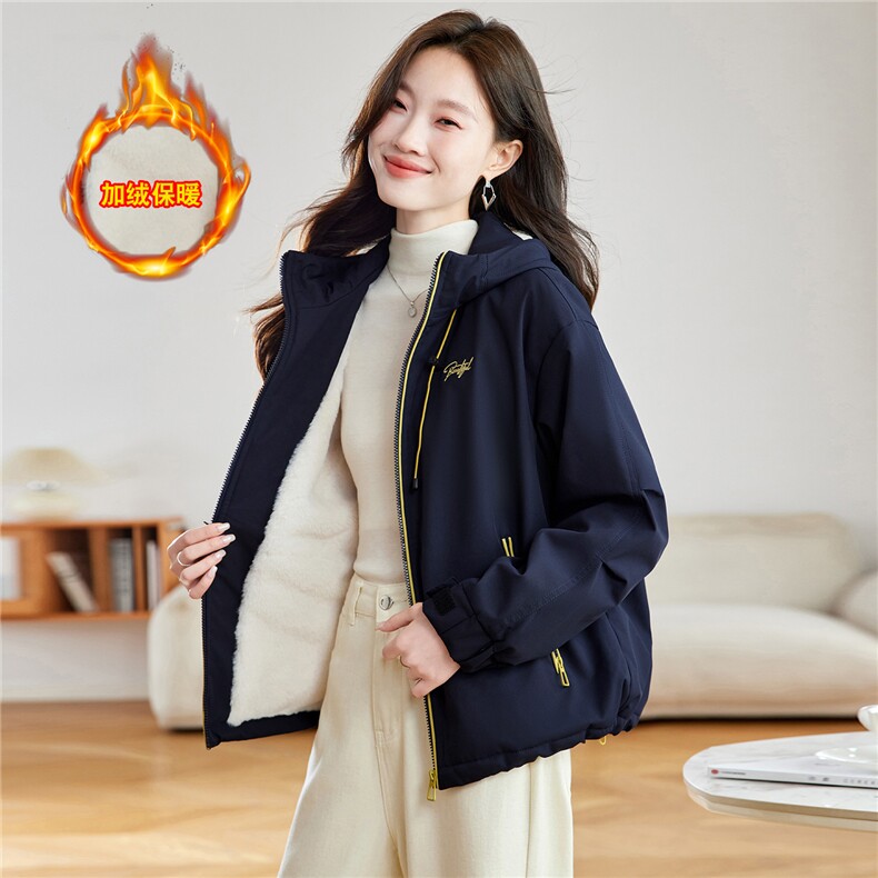 现货！2025冬季新款加绒加厚棉衣女棉服，女装棉衣/棉服，慕咨