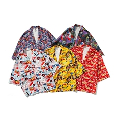 白底平铺图防晒衣大码新中式风薄款外套道袍披风汉服F20/P40，男装防晒衣，钱塘713