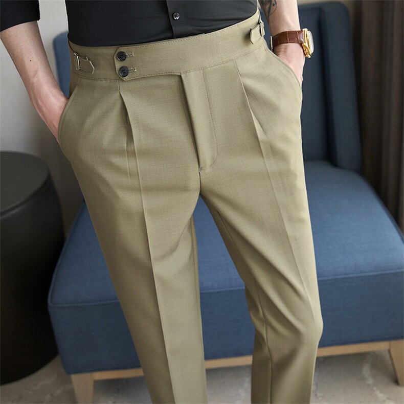 K7231-P70男士春夏长款修身休闲小西裤，男装西裤，电商A211