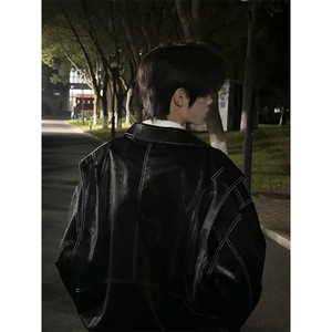 现货不缺货 假两件皮衣 夹克外套 1209-1-JK17-P108（网图）图片