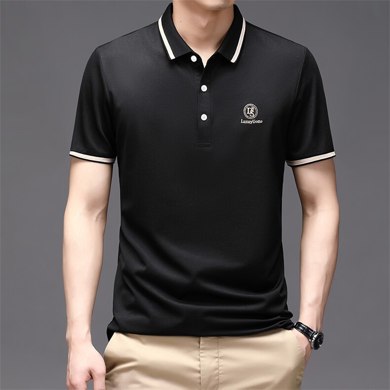 BS21098钱塘2020-2夏季新款翻领商务休闲男士短袖T恤主推款P48,男装T恤,钱塘207-2