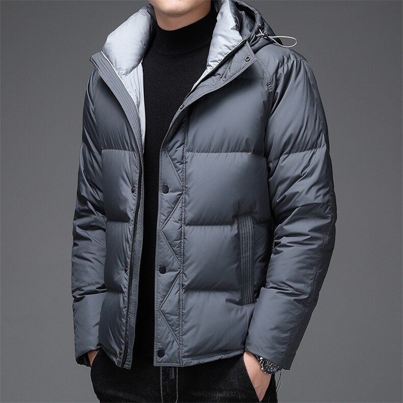 F6611秋冬新款2023年男士休闲羽绒服加厚保暖夹克外套P235，男装羽绒服，电商B360