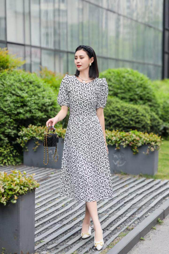 夏装连衣裙，竹节，女装连衣裙，雪飞诗