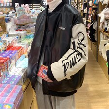 MY072-P135大面积刺绣棒球服美式街头风格潮牌棉衣男，男装棉衣，星座1408-1