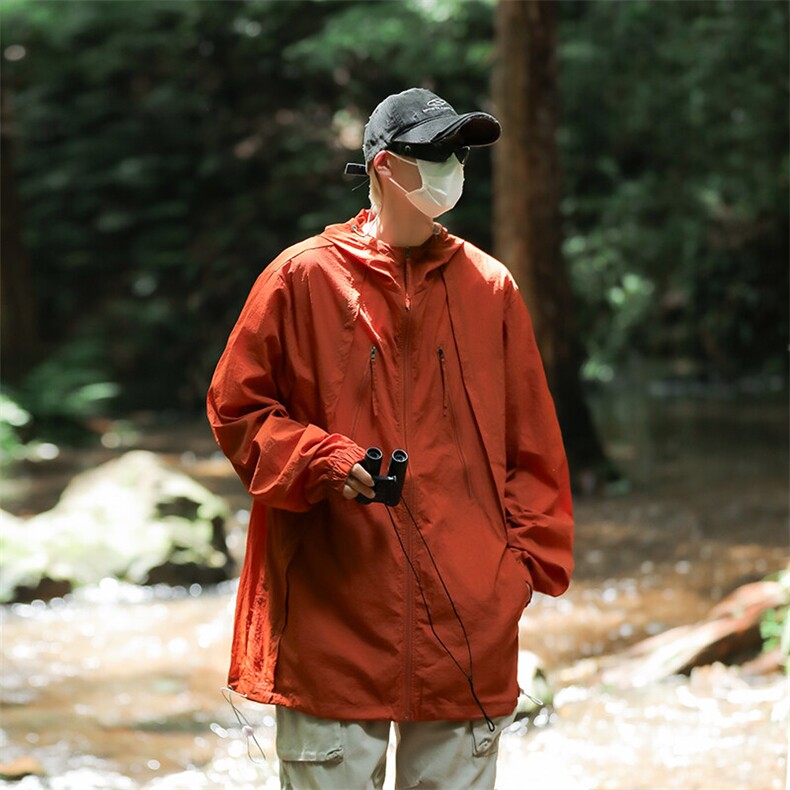 防晒衣户外登山服宽松情侣轻薄透气冲锋防晒服TY139P42,男装防晒衣,星座1013-1