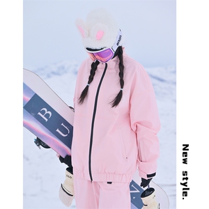 春季户外防水单双滑板滑雪服衣裤套装情侣款保暖外套TZ032-P210图片