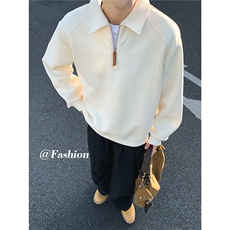 春季新款轻熟休闲风POLO领卫衣WY05512-P55，男装Polo衫，星座308B-2