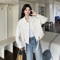 26春大量现货主推皮衣外套短翻领2B114-2201-P175-K265，女装皮衣，网红馆