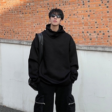 连帽卫衣外套男2025秋冬美式复古宽松百搭休闲套头上衣WB540-P39，女装短外套，星座412-1