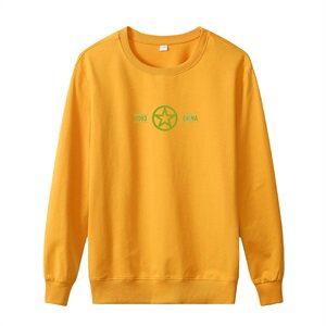 2021春秋季日系新款潮流印花男纯棉圆领青少年卫衣班服男P35图片
