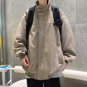 秋季青春流行男夹克文艺潮麂皮绒外套 HT05 P65图片