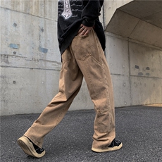 美式vibe风裤子ins高街牛仔裤男直筒裤X5571-桥洞图-P60-限78，男装牛仔裤，电商A061-1