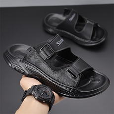 新款夏季百搭一字拖鞋男士外穿防滑轻便男款凉拖防滑户外休闲凉鞋，男鞋拖鞋，电商A223