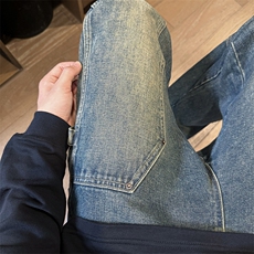 秋季新款现货伐木牛仔裤直筒B342-K9020-P53控78，男装牛仔裤，电商B342