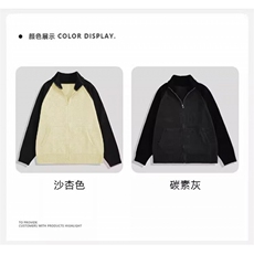 1506-1/MMY3131/P66冬新款开衫毛衣复古休闲慵懒风V领针织衫男，男装针织衫/毛衣，星座1506-1