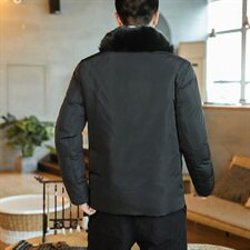 20中式复古棉衣男宽松大码唐装毛领立领盘扣棉服QT6005-M99，男装棉衣，星座1112-5（原712-5）