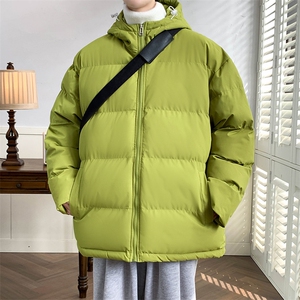 冬上新学生加棉加厚棉服2023休闲简约连帽棉衣外套男女 9979-P80图片