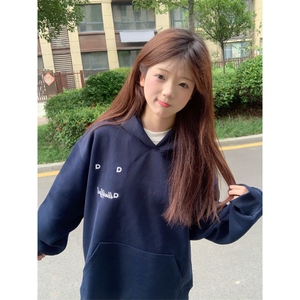 5322-P50原版做工刺绣纯棉华棉复合休闲宽松卫衣薄款