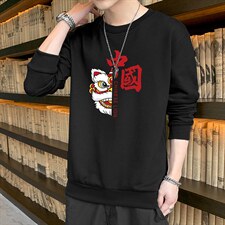 跑量卫衣男22秋季打底上衣潮流韩版宽松T恤时尚百搭长袖W070，男装卫衣，星座815-2