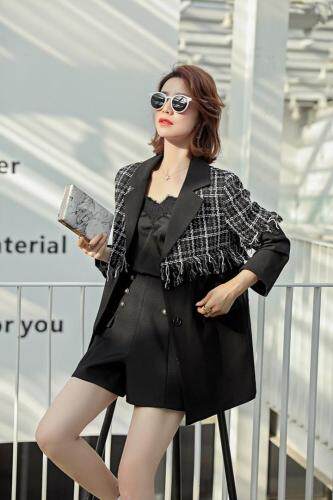 小香风款西装外套，女装西装，转角爱尚