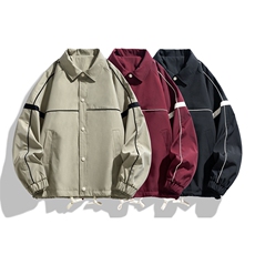 春季新款现货中性风夹克衬衫领男外套DSA157B-JK176-P75，男装夹克，电商A157B