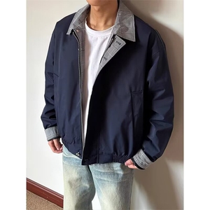 1506-1/JJK511/P60春秋痞帅外套男ins高街潮牌港韩版潮流宽松夹克图片