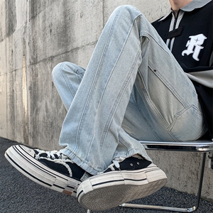 2025春季新款高个子长腿牛仔裤休闲长裤A061-W9987-P60控78图片