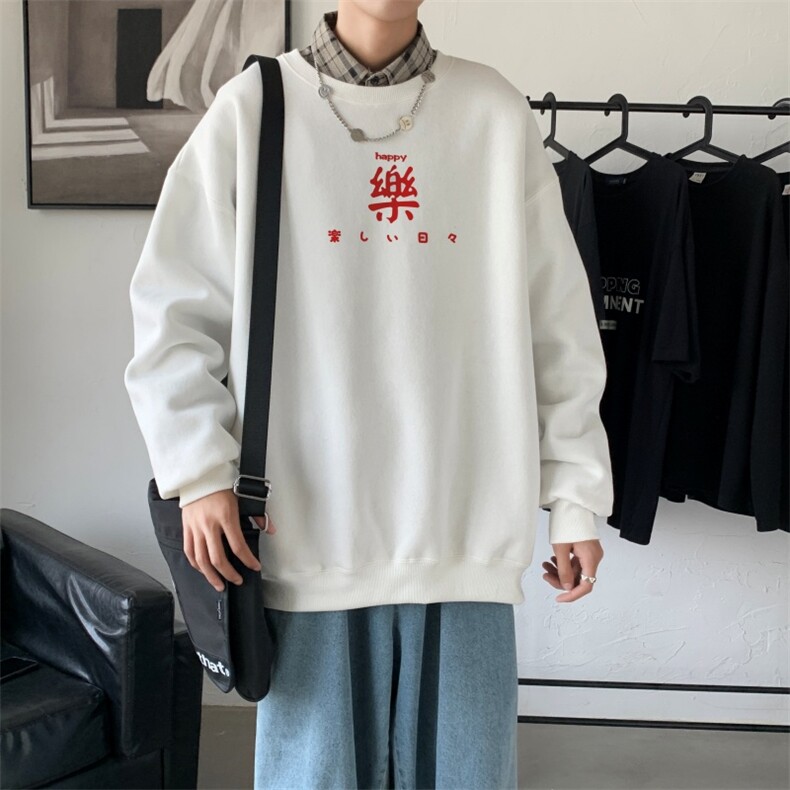 Y2299P38秋卫衣2023秋冬男圆领韩版嘻哈运动外套ins港风休闲上衣,男装卫衣,星座510A-1