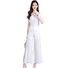 休闲长袖套装2023年夏季潮流简约个性显瘦修身百搭优雅，女装套装/套裙，尚洛菲