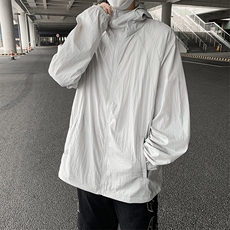 男冰丝防晒服夏季宽松透气防晒衣户外休闲薄外套F09317-P45，男装防晒衣，星座308B-2