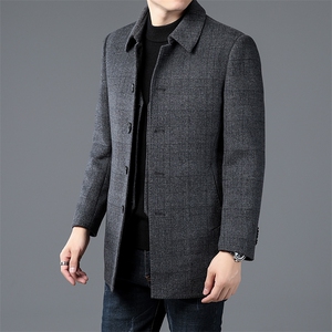 2023年新款男士毛呢上衣羽绒服P205图片
