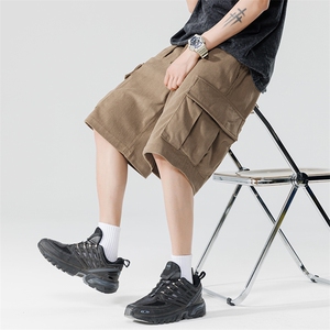 夏季重磅工装灯芯绒五分短裤潮流休闲裤男潮 A436-5261-P5078图片