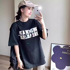 万针全刺绣工艺抖音得物高品质260克重磅纯棉双纱美式高街短袖T恤，男装T恤，电商A486-1