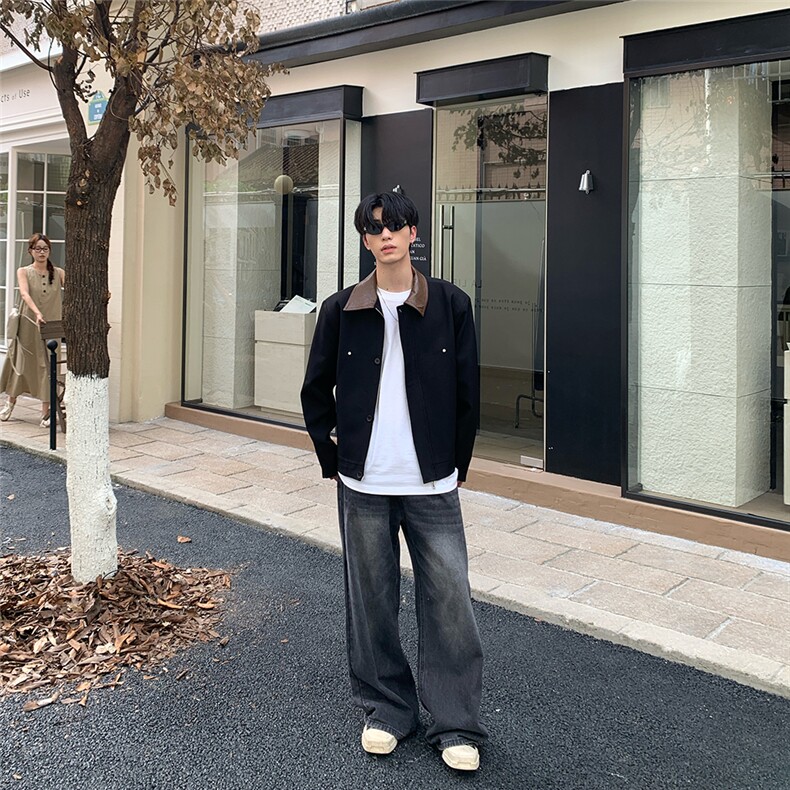 05韩系高级感秋冬季撞色翻领设计感气质短款外套-WT688-网络图,女装短外套,星座1002-2