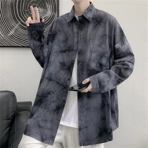 长袖衬衫男港风潮流C121P28图片