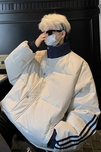 ！2025秋冬男士立领棉衣撞色潮牌棉服MY200特P75图片