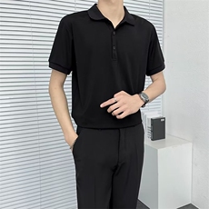 polo衫男短袖T恤翻领夏季男款半袖衣服男士有领韩版立领体恤PL07，男装T恤，星座1116A-2（原606A-1）