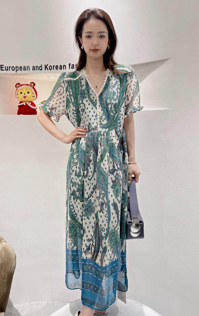 夏季新款连衣裙，女装连衣裙，起奢(7F)