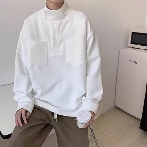小众宽松衬衫男女款秋季新款复古休闲百搭长袖上衣 C441图片