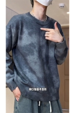 冬季新款休闲设计感多色可选保暖扎染针织毛衣D5590-TP5588，男装针织衫/毛衣，电商A102