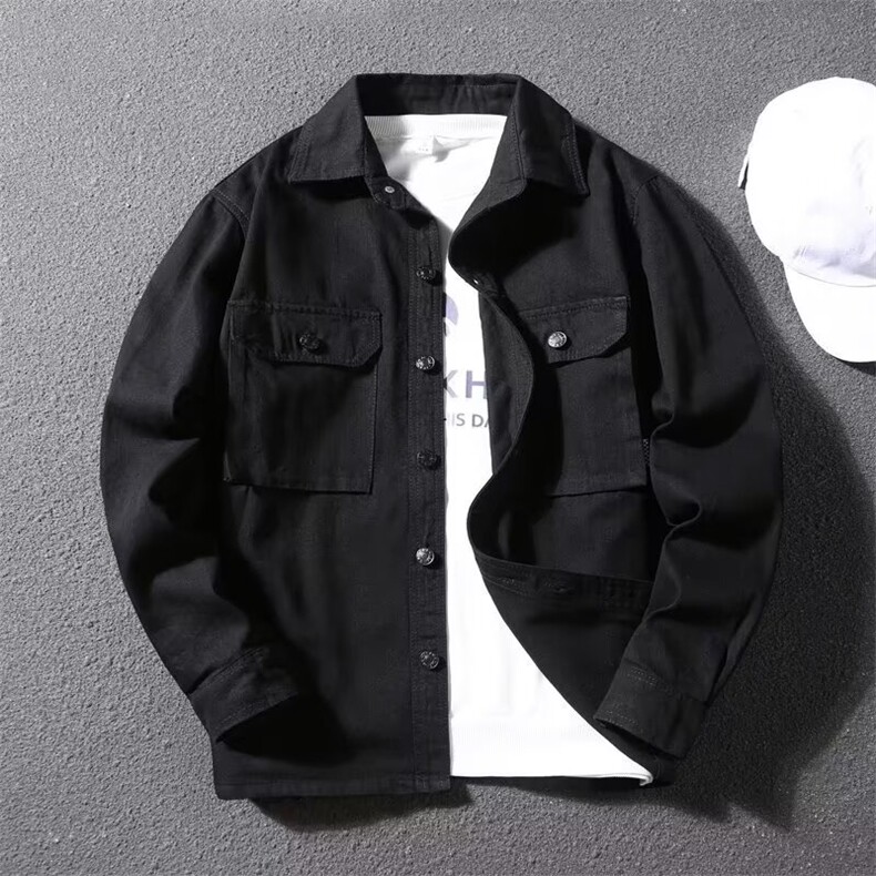 1506-1/JY80411/P44腰果花牛仔外套男上衣男春秋冬潮牌个性印花,男装工装外套,星座1506-1