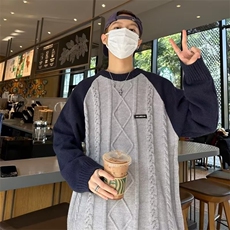 B299P48秋冬新款男女同款宽松毛衣外套男装上衣，男装针织衫/毛衣，星座512-6