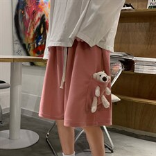 春夏装男女ins潮中性风宽松大码休闲短裤五分裤K454/P30控39，男装牛仔裤，星座608A