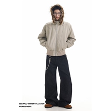 大货DMF8222-批118抖音座山雕短款连帽毛领棉服男，男装棉衣，星座603-2